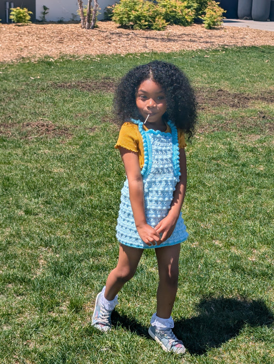 Girls Bibb Bobble Dress