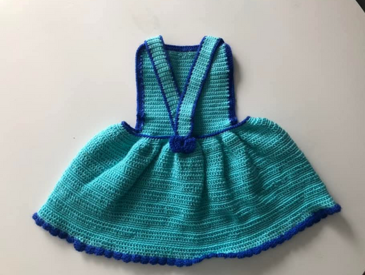 Baby Loves Blue Heart Dress